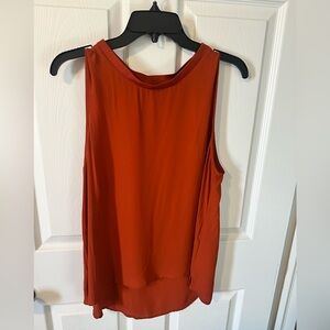 Women's Sleeveless Burnt Orange Top
